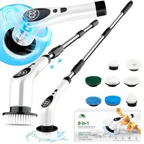 Щетка электрическая 8 насадок,360 градусов Cleaning brush AND 1-33