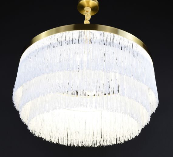 Люстра підвісна на 4 лампочки 27867 Латунь 40-70х60х60 см. | Зображення 6