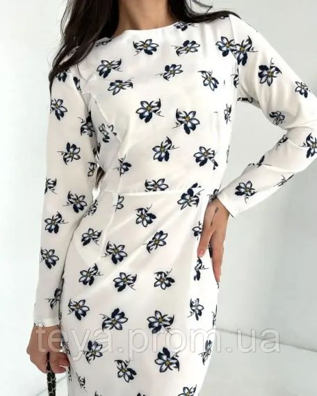 Плаття для жінок колір білий розмір XL FI_007127 | Зображення 3