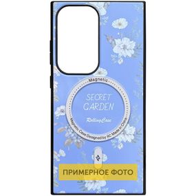 TPU+PC чохол Soft Secret Garden with MagFit для Samsung Galaxy S25 Ultra Lilac
