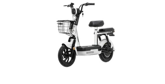 Электроскутер Crosser Mini 450W 48V 12Ah, электровелосипед до 30 км/ч, компактный городской с корзиной | Зображення 8