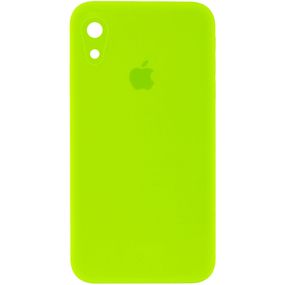 Чехол Silicone Case Square Full Camera Protective (AA) для Apple iPhone XR (6.1")