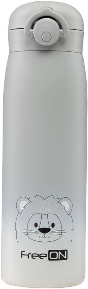Термопляшка FreeON 480 мл, grey (Від народження)