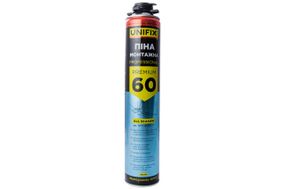 Пена монтажная Unifix - 750 мл x 60 л PRO (951235)