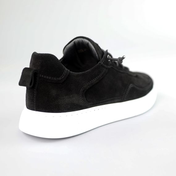 Кеди чоловічі замшеві 591352 Чорні 40 41 42 43 44 45 | Зображення 5