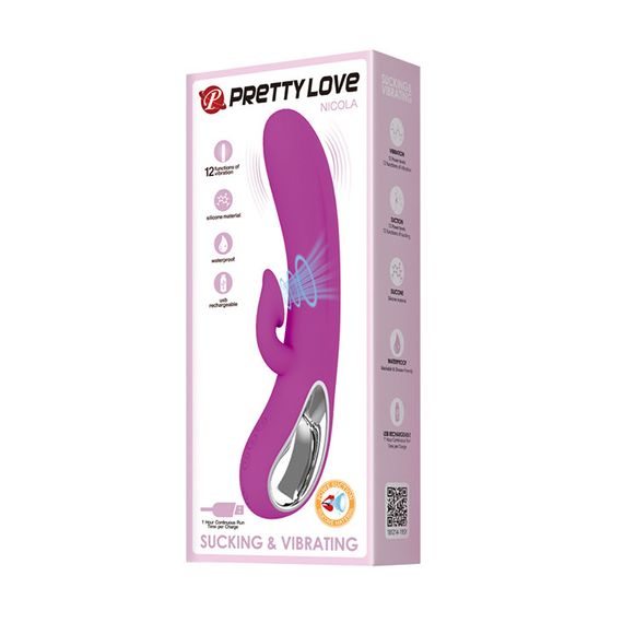 Вібратор - Pretty Love Nicola Vibrator Purple Sex Aura | Зображення 9