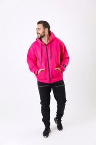 Зіп-Худі унісекс МА (01) малиновий колір