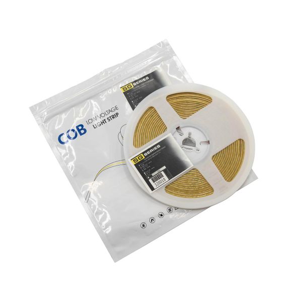 Світлодіодна LED стрічка PROLUM™ 12V СОВ400 3ММ IP20 Series "SG" Білий (5500-6000К) | Зображення 2