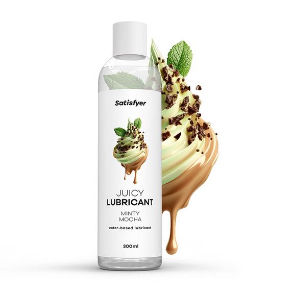 Лубрикант на водній основі Satisfyer Juicy Lubricant Minty Mocha water based 300 мл | Зображення 1