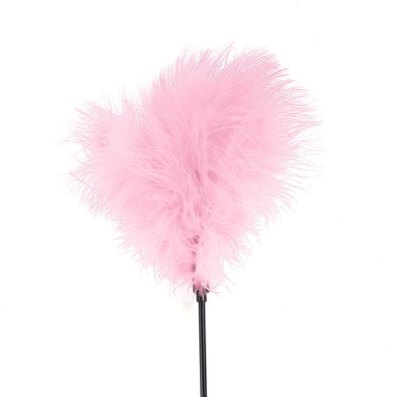 Лоскітка з пером індика Art of Sex – Feather Paddle, рожева | Зображення 1