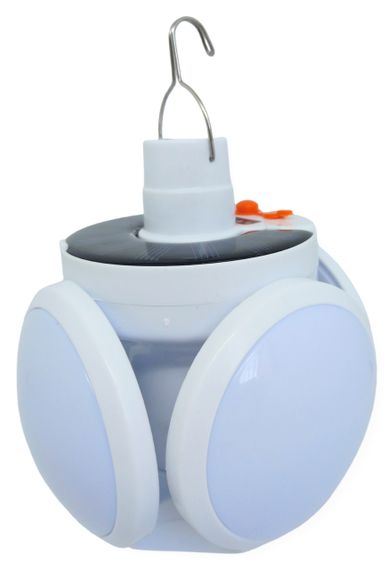 Лампа на аккумуляторе + солнечная батарея с подвеской ЛЕД LED Solar Emergency Charging Lamp 2029-1 | Зображення 3