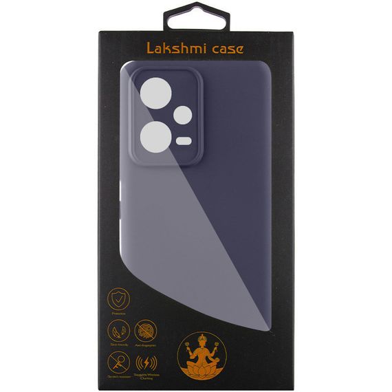 Чохол Silicone Cover Lakshmi Full Camera (AAA) для Xiaomi Poco X5 5G / Redmi Note 12 5G Сірий / Dark Gray | Зображення 3