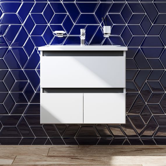 Тумба підвісна AM.PM X - Joy 65 см з умивальником M85-FHX0653-WC0653WG38 | Зображення 1