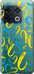Чехол на OnePlus 10 Pro Сердца UA "5292u-2588-17620"