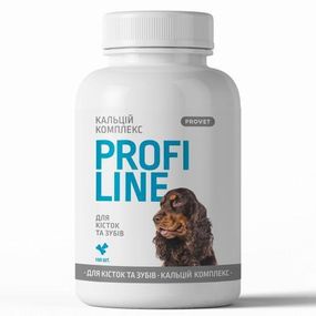 Вітаміни Provet Profiline для собак, Кальцій Комплекс для кісток і зубів, 100 таб.