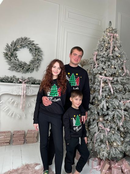 Світшот жіночий "Family look" Носи своє 42 Чорний (p-12560-140607) | Зображення 7