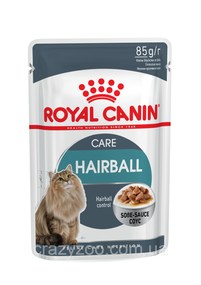 Консерва для дорослих котів для виведення вовни Royal Canin Hairball Care пауч 85 г 4158001
