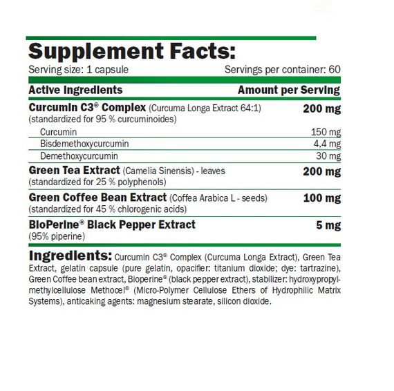 Куркумин для спорта Amix Nutrition GreenDay Curcum-IN Rapid 60 Caps | Зображення 1