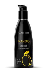 Їстівний лубрикант зі смаком Манго WICKED AQUA MANGO LUBE 60ML