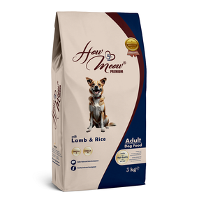 Сухий корм для дорослих собак How Meow Dog Adult з ягням та рисом 3кг