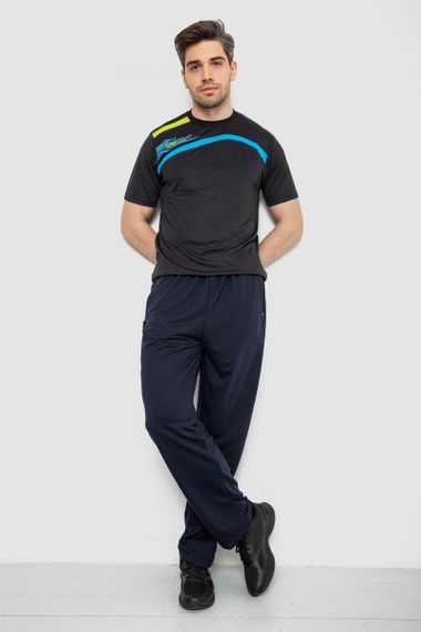 Спорт штани чоловічі, колір темно-синій, 244R41250 | Зображення 1