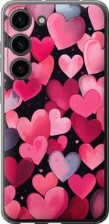 Чохол на Samsung Galaxy S23 Сердечка 4 із силікону FCh_019923