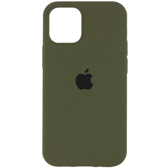Чохол Silicone Case Full Protective (AA) для Apple iPhone 13 mini (5.4") Зелений / Dark Olive