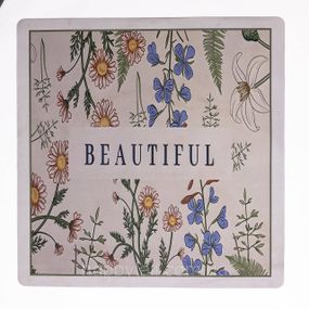 Коврик для ванной диатомитовый 58х58 см Beautiful — быстросохнущий влаговпитывающий коврик HP-42-13