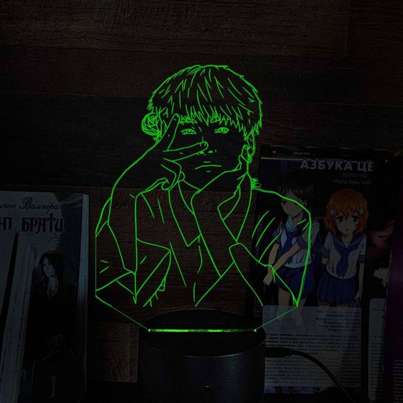 Акриловий світильник-нічник Хв Юнги зелений tty-n001508