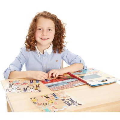 Набір для творчості Melissa&amp;Doug Об&apos;ємні багаторазові наліпки Професії (MD9426) | Зображення 4