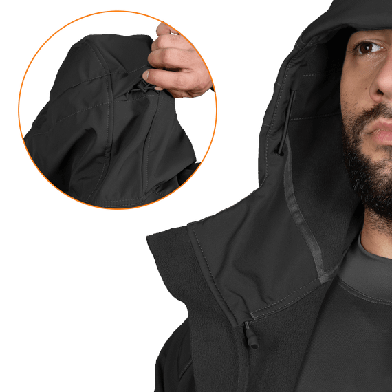 Куртка Rubicon SoftShell Чорна (7597), S | Зображення 5