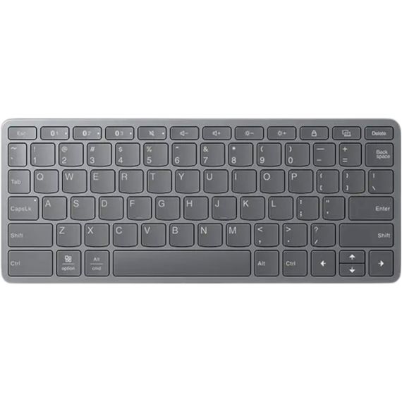 Клавіатура Lenovo Multi-Device Bluetooth/USB UA Grey (ZG38C05806)