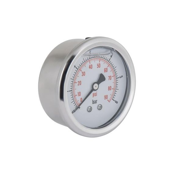 Манометр із гліцерином Thermo Alliance Forte 6 барів, 1/4"Н, заднє під'єднання TAF171G6B | Зображення 3