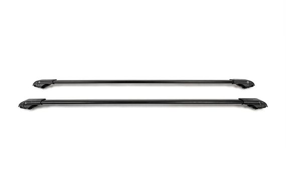 Перемички на рейлінги під ключ (2 шт) Чорний для Mercedes E-сlass W210 1995-2002 рр | Зображення 5