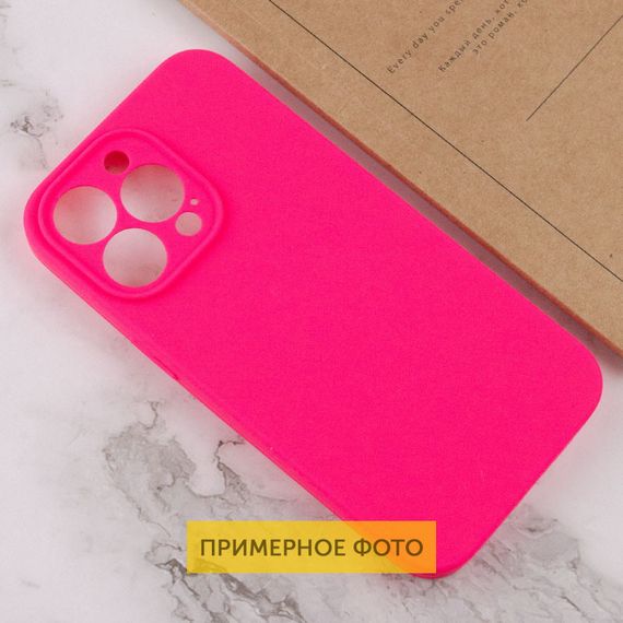 Чехол Silicone Case Full Camera Protective (AA) NO LOGO для Apple iPhone 16 Plus (6.7") Розовый / Barbie pink | Зображення 2
