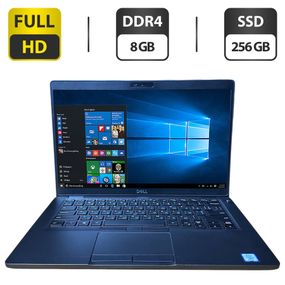 Ультрабук Dell Latitude 5400 / 14" (1920x1080) IPS / Intel Core i5-8265U (4 (8) ядра по 1.6 - 3.9 GHz) / 8 GB DDR4 / 256 GB SSD / Intel UHD Graphics / WebCam б/у