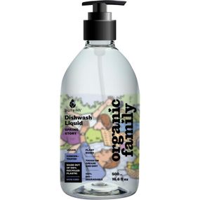 Средство для ручного мытья посуды Purenn Organic Family Spring Story с Лавандой, Календулой и Рябиной 500 мл