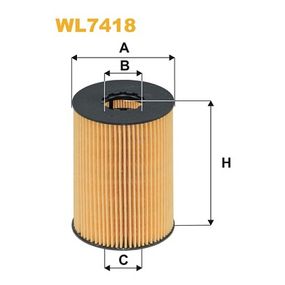 Фильтр масляный Wixfiltron WL7418