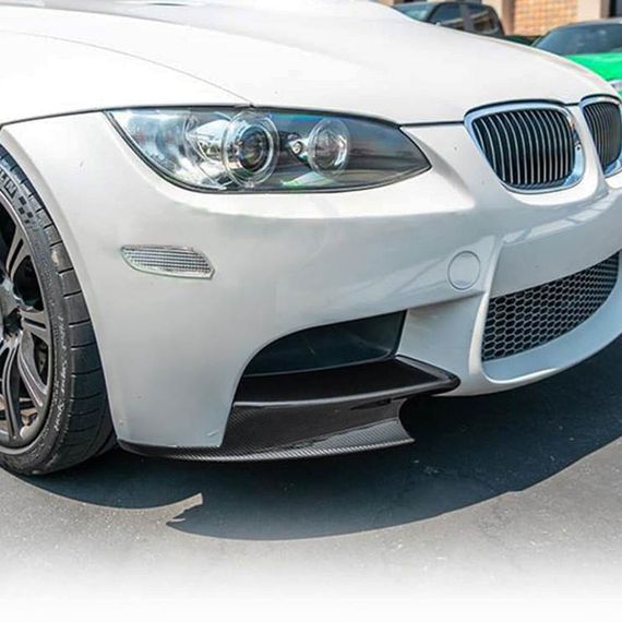 Накладки на передній бампер Flap Карбон (для M3, Карбон) для BMW 3 серія E-90/91/92/93 2005-2011 рр | Зображення 4