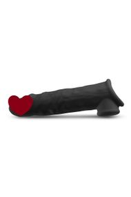 Насадка на пеніс NS Novelties Renegade чорна, 19.4 см Sex Aura