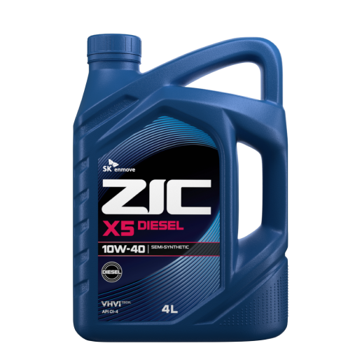 Масло ZIC X5 Diesel 10W40 4л