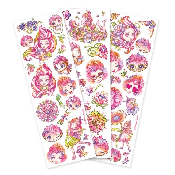 Набір тимчасових татуювань Зіркові малюнки "Петулія" Nebulous Stars 11458-1 боді-арт | Зображення 1