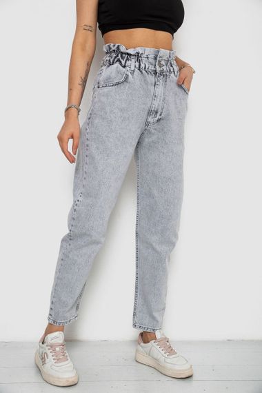 Джинси жіночі Mom-fit, колір сірий, 244R1601S20 | Зображення 2