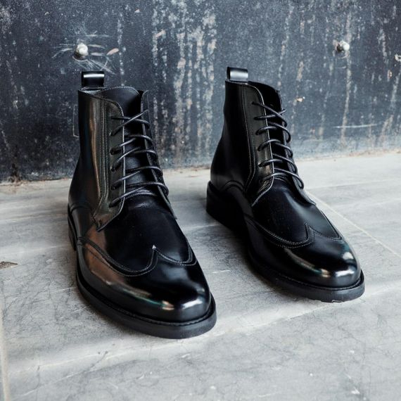 Шкіряні черевики на флісі 40 42 43 44 розмір