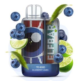 Elf Bar TE6000 5%. Черника Лайм (Blueberry Lime)