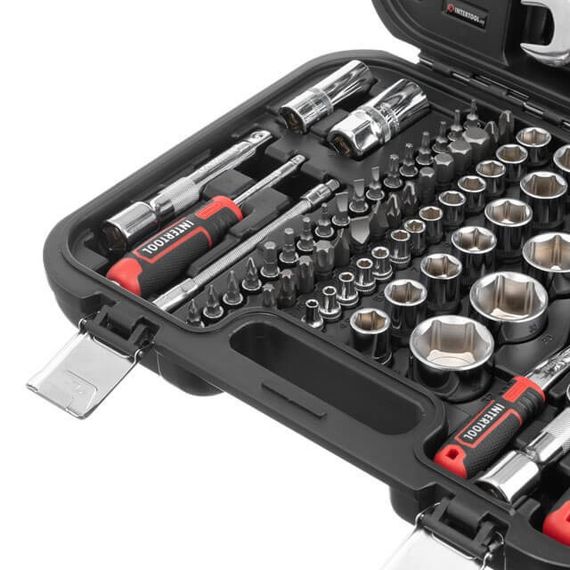 Набір інструментів 82 од., STORM, 1/2", 1/4", Cr-V INTERTOOL ET-8082 | Зображення 5