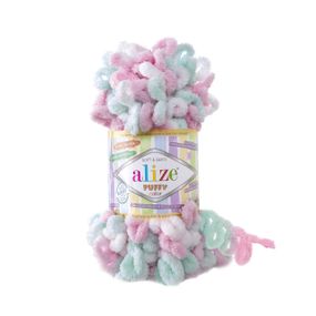 Пряжа ALIZE PUFFY COLOR 6052 алізе пуффі колор