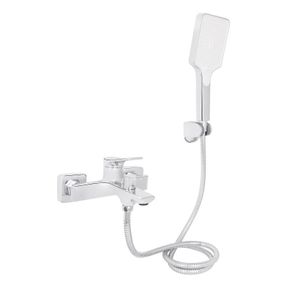 Змішувач для ванни Qtap Arvin з душовим гарнітуром QTARV259CRM48640 Chrome