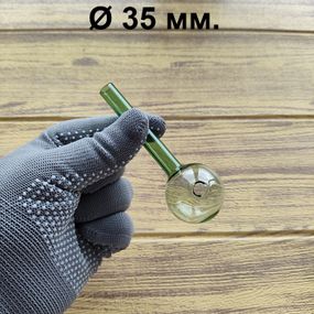 Стеклянная трубка Biglass Oil Green