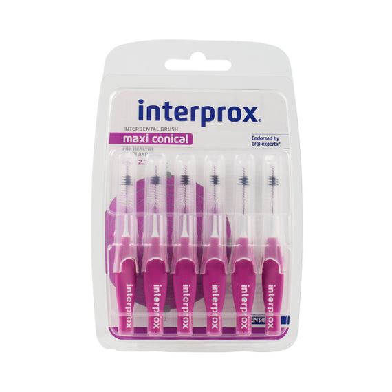 Щітка міжзубна INTERPROX 4G MAXI CONICAL 2.3 мм, 6 шт. (DENTAID)